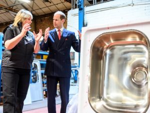 Prince Edward visits pland