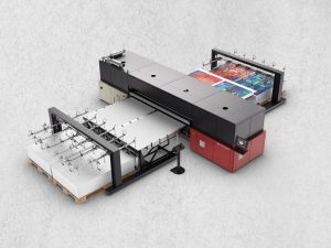 Agfa wide format print machine