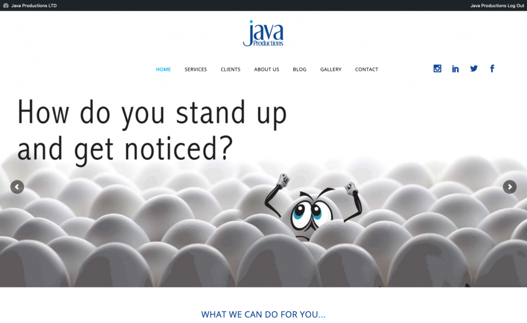 Java Website